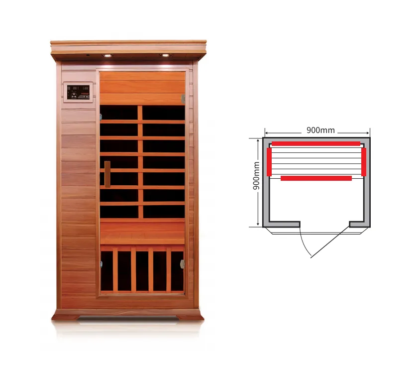 TQL113600 1 person far infrared carton heater sauna room chinasaunaroom