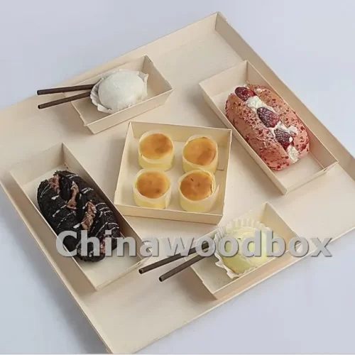 Disposable Charcuterie Tray with Transparent Lid-14.75 X 14.75 X1"